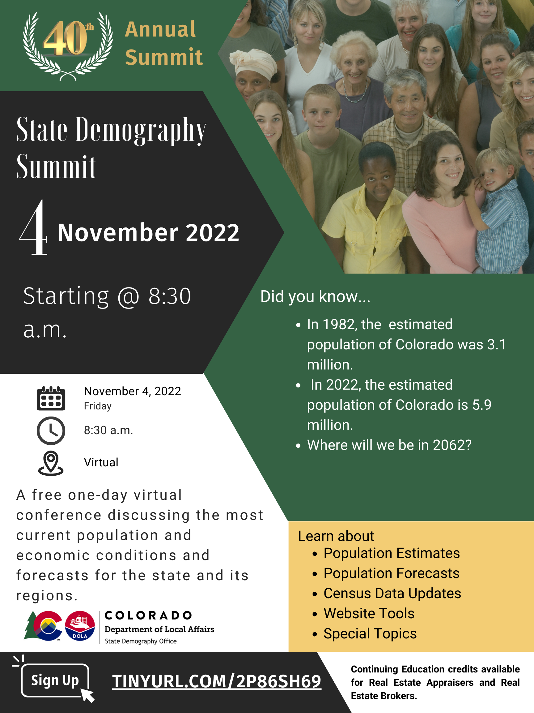 SDO State Demography Summit Page