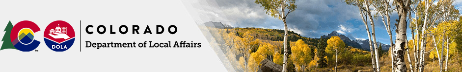 Banner for Colorado Department of Local Affairs (DOLA)