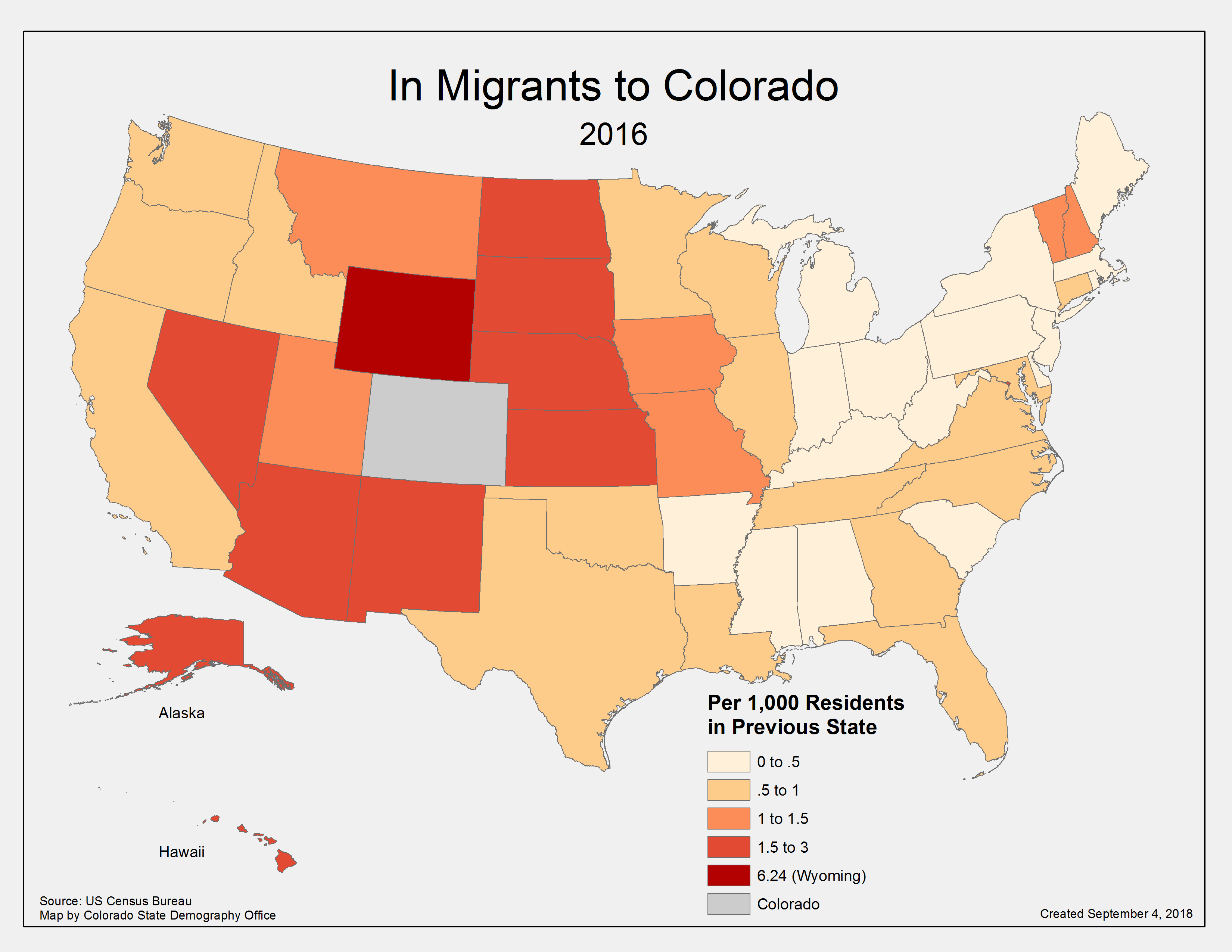 Colorado In-Migraiton 2016
