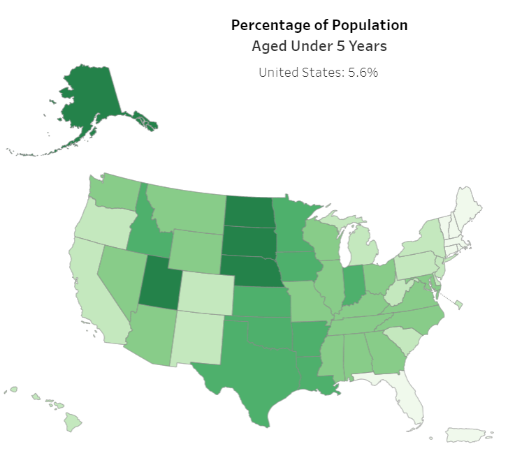 2020 Census Interactive Maps by Age Group